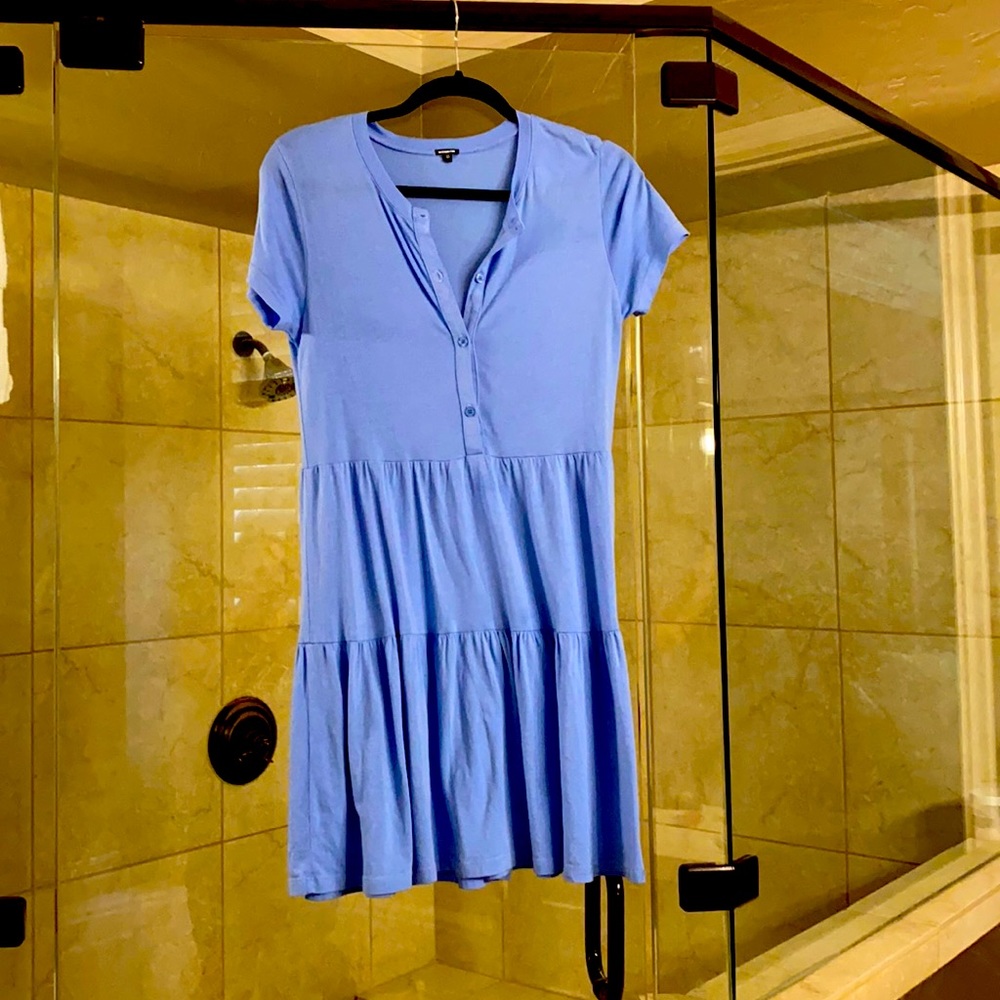 Blue t shirt dress